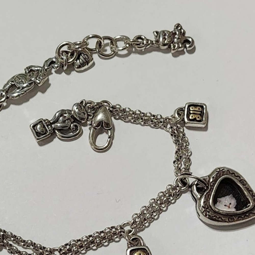 Brighton kitty cat lover's I Heart My Cat‎ Good Fortune charm bracelet - Picture 9 of 13